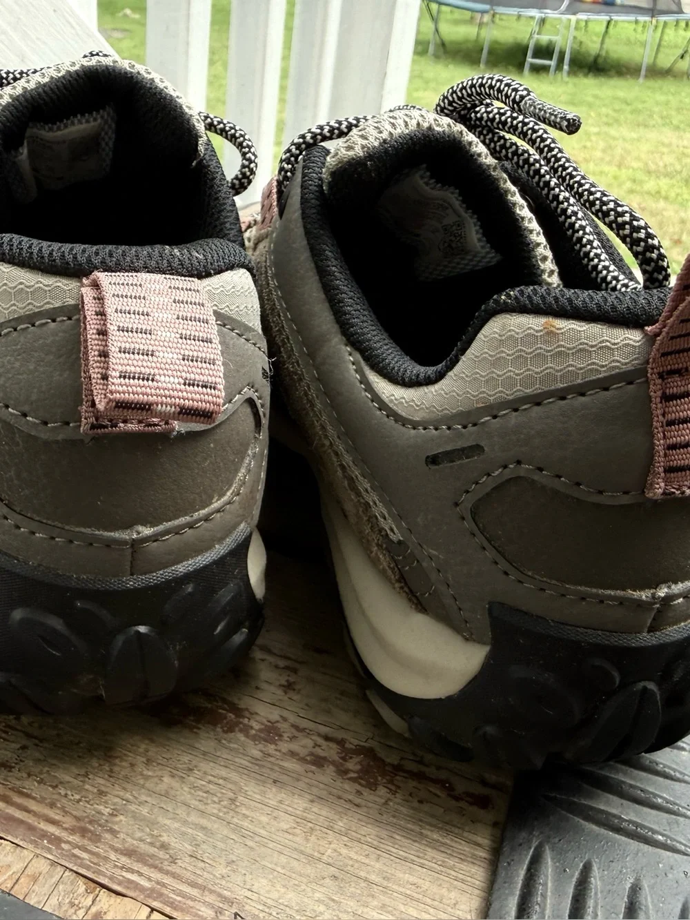 Merrell Taupe and Pink Women's Trail Shoes